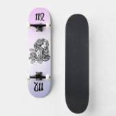Virgo de Paarse dierentuin Persoonlijk Skateboard (Voorkant)