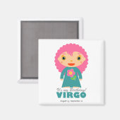 Virgo dierentuin voor kinderen magneet (Voorkant / Achterkant)
