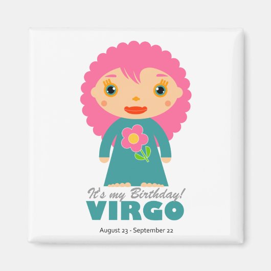 Virgo dierentuin voor kinderen magneet (Voorkant)