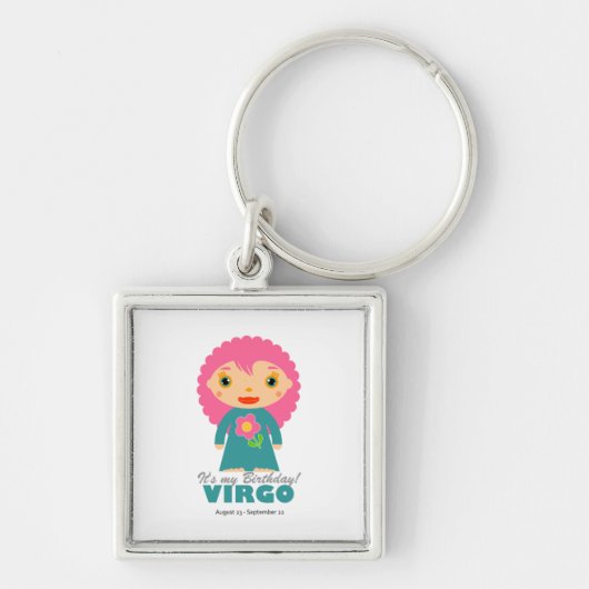 Virgo dierentuin voor kinderen sleutelhanger (Voorkant)
