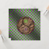 Virgo & Earth Boar Kaart (Voorkant / Achterkant in situ)