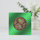 Virgo & Earth Dog Kaart (Staand voorkant)