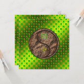 Virgo & Earth Monkey Kaart (Voorkant / Achterkant in situ)