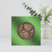 Virgo & Earth Rabbit Kaart (Staand voorkant)