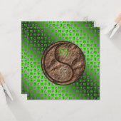 Virgo & Earth Rabbit Kaart (Voorkant / Achterkant in situ)