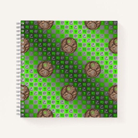 Virgo & Earth Rabbit Notitieboek (Voorkant)