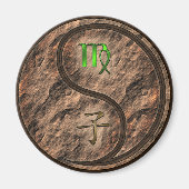 Virgo & Earth Rat Magneet (Voorkant)