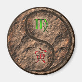 Virgo & Earth Tiger Magneet (Voorkant)