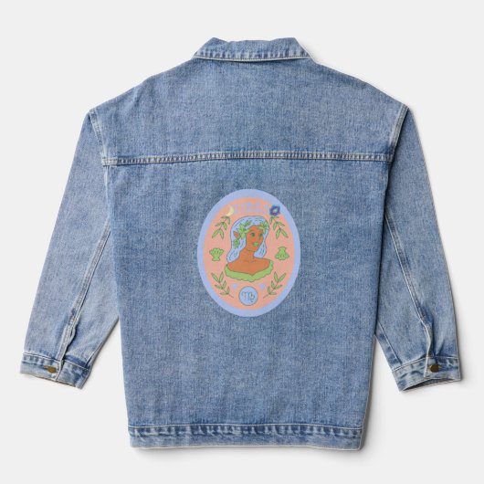"Virgo Elegance Denim jas, Jacket (Achterkant)