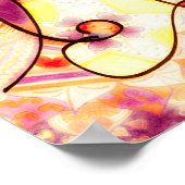 Virgo en Capricorn schoonheidsgetwijnde dierentuin Poster (Hoek)