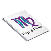 Virgo en Pisces Couples Zodiac Astrology Notitieboek (Rechterzijde)