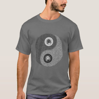 Virgo en Virgo zodiac-paren houden van Wordart Fac T-shirt