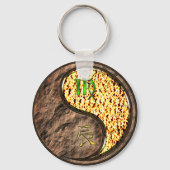 Virgo & Fire Dragon Sleutelhanger (Achterkant)