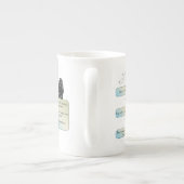 Virgo Flow Chart - Grappig sterrenbeeld Porselein Kop (Achterkant)