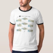 Virgo Flow Chart - Grappig sterrenbeeld T-shirt (Voorkant)
