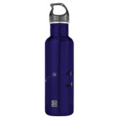 Virgo Fun & Inspiring Design for Daily Use & Gift Waterfles (Achterkant)