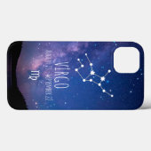 Virgo | Gepersonaliseerde zodiac-constellatie Case-Mate iPhone Case (Achterkant (horizontaal))