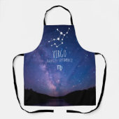 Virgo | Gepersonaliseerde zodische sterrenapron Schort (Voorkant)