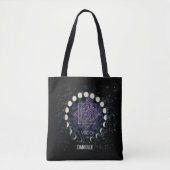 Virgo Gold Silver Zodiac Sign & Constellation Tote Bag (Voorkant)