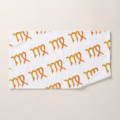 Virgo Gold Zodiac Astrology Sign Bad Handdoek (Handdoek)