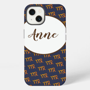 Virgo Gold Zodiac Astrology Sign iPhone 13 Hoesje