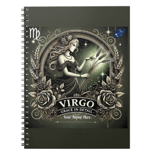 Virgo "Grace in Detail" Spiral Notitieboek (Voorkant)