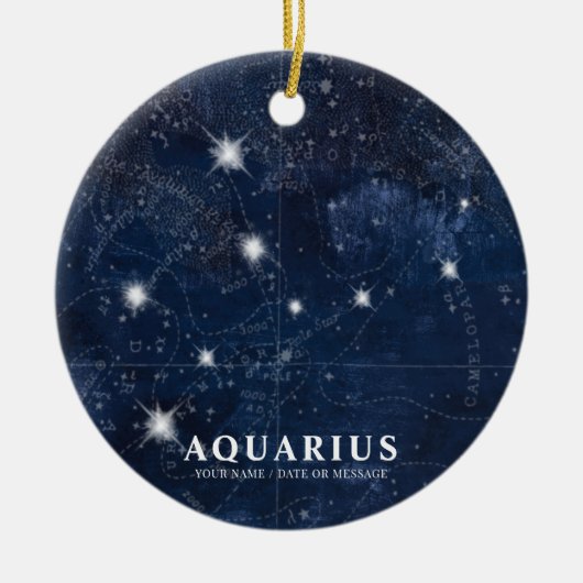 Virgo horoscope keramisch ornament (Voorkant)