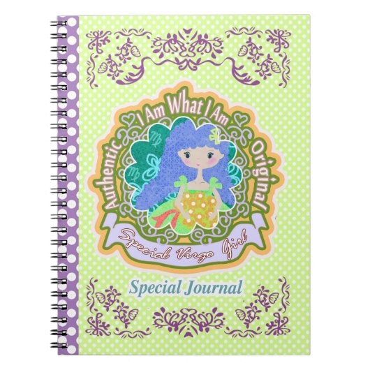 Virgo Horoscope Notitieboek (Voorkant)