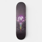 Virgo Horoscopes Symbols Schaats Board Persoonlijk Skateboard (Voorkant)