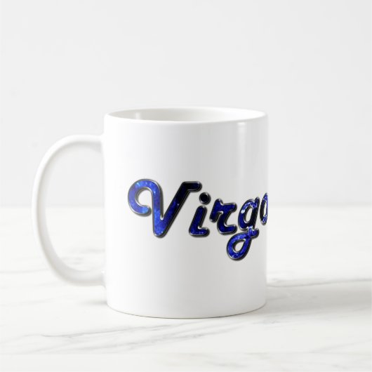 Virgo in Sapphire Gemstone Koffiemok (Links)