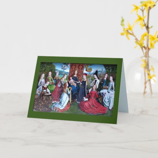 Virgo inter Virgines (M 070) Kaart (Gele Bloem)