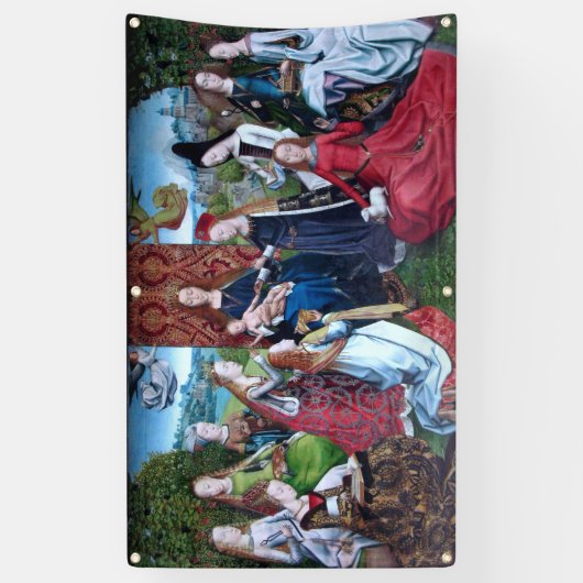 Virgo inter Virgines (M 070) Spandoek (Verticaal)