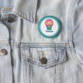 Virgo is mijn Zodiac Sign Ronde Button 5,7 Cm (In situ)