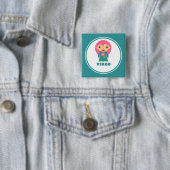 Virgo is mijn Zodiac Sign Vierkante Button 5,1 Cm (In situ)