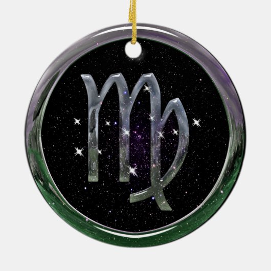 Virgo Keramisch Ornament (Achterkant)