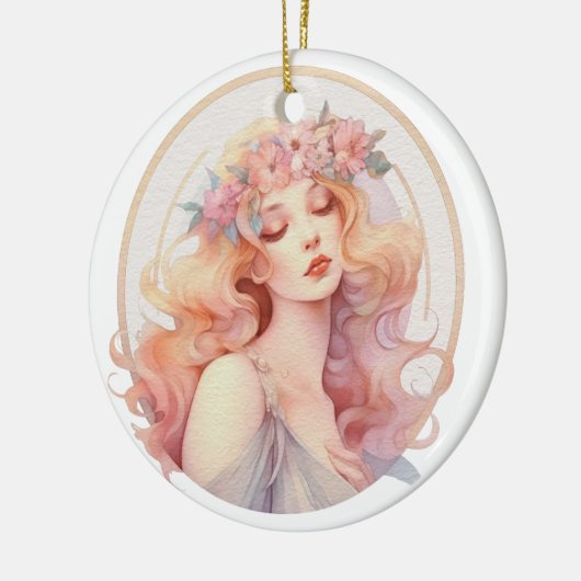 Virgo Keramisch Ornament (Links)
