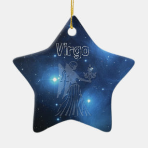 Virgo Keramisch Ornament