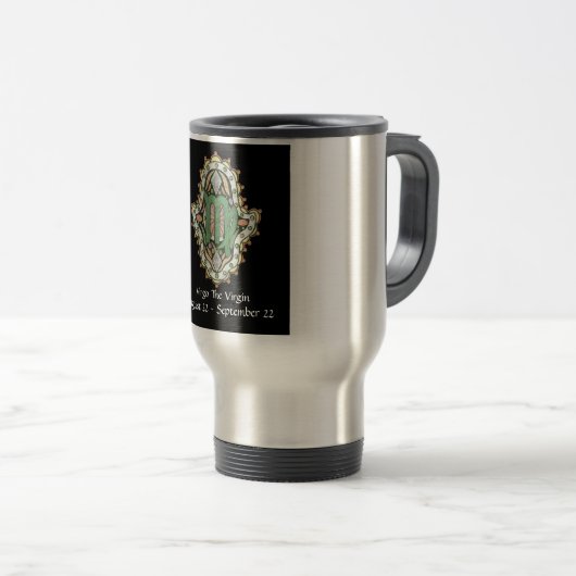 Virgo Khamsa Travel Mug Reisbeker (Voorkant rechts)