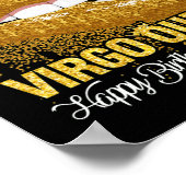 Virgo Koningin... en mijn feestdag... Poster (Hoek)