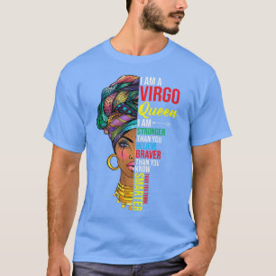Virgo koningin Ik ben sterker jarig voor Virgo zod T-shirt