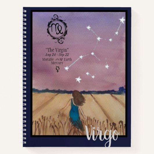 Virgo-laptop Notitieboek (Voorkant)