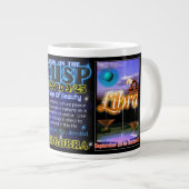 Virgo Libra zodiac Cusp van Valxart Grote Koffiekop (Voorkant rechts)