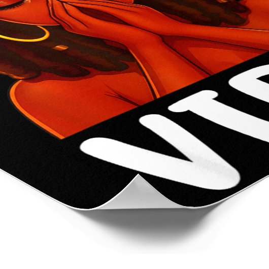 Virgo Loc'd Black Woman Pray Christian Zodiac Birt Poster (Hoek)