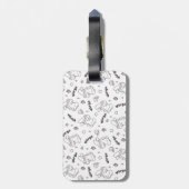 Virgo Loppi Tokki Bunny Zodiac Series Patroon III Bagagelabel (Achterkant verticaal)