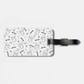 Virgo Loppi Tokki Bunny Zodiac Series Patroon III Bagagelabel (Achterkant horizontaal)