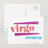 Virgo LtPink Briefkaart (Voorkant / Achterkant)