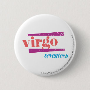 Virgo LtPink Ronde Button 5,7 Cm