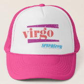 Virgo LtPink Trucker Pet (Voorkant)