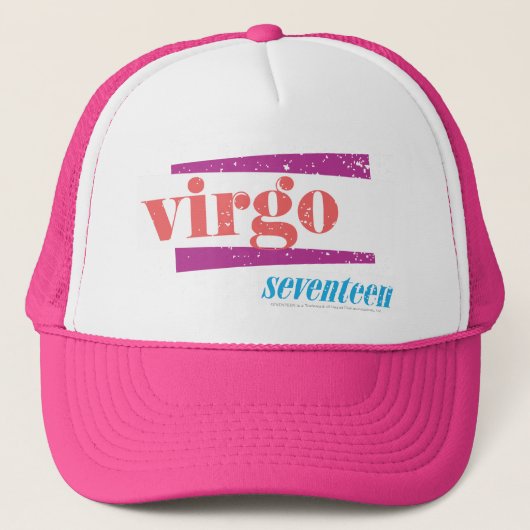 Virgo LtPink Trucker Pet (Voorkant)