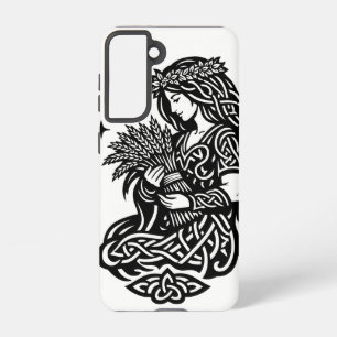 Virgo Maagd Zegel — Aardsgebonden Dierenriem Inktw Samsung Galaxy Hoesje